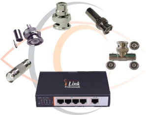Connectors, Converters, Adaptors & Ethernet Switches